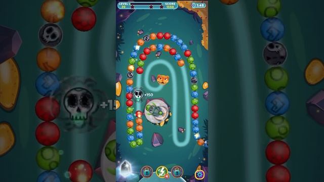 Viola’s Quest :Marble Shoot Adventure Game Levels 19-20 Fast Game #zuma #puzzlegame #surprises