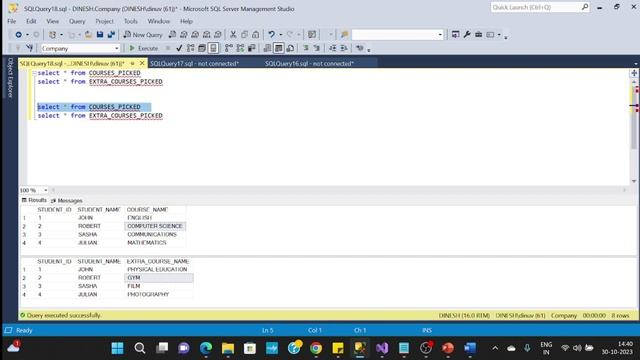SQL Server Interview Questions | What is Union in SQL? | Malayalam смотреть онлайн