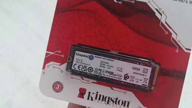 Распаковка — SSD диск Kingston SNV2S 500Gb смотреть онлайн
