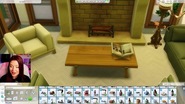 Using ONLY Sims 4 Custom Content to Build a House in The Sims 4 // Sims 4 Build Challenge смотреть онлайн