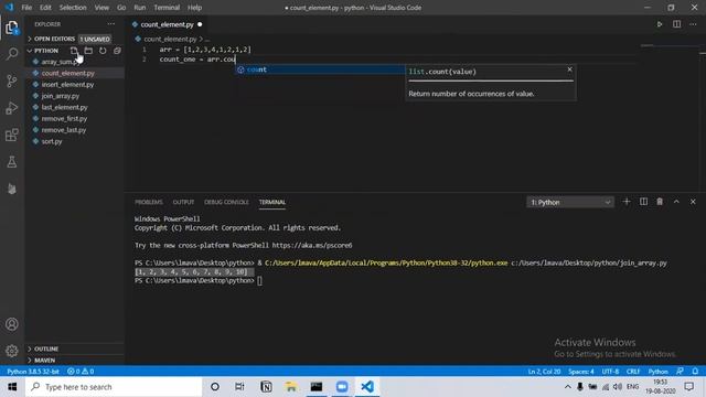 8 Python Array Count Element Occurrence смотреть онлайн