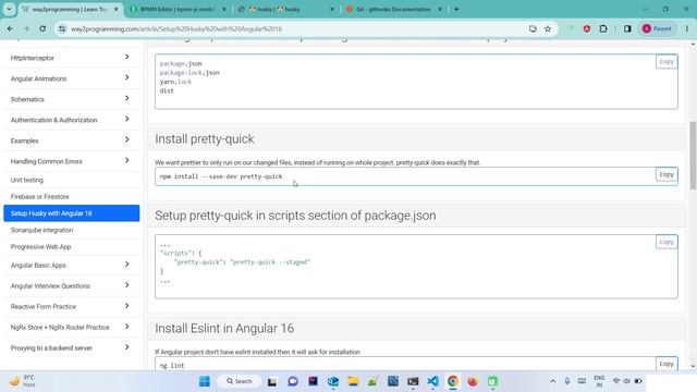 Introduction to Husky and Setup on Angular 16 смотреть онлайн