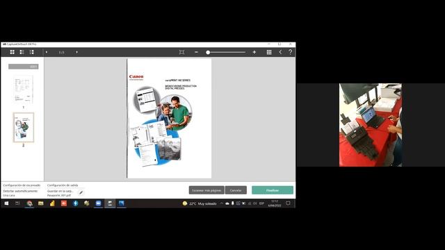 Demostracion de Escaner DR-M260 en escaneos con documentos tipo pasaporte смотреть онлайн
