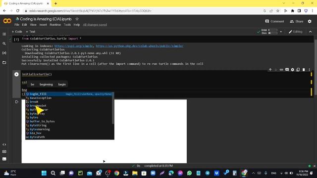 How to draw a a circle in python | How to draw a circle in colaboratory | Circle in python смотреть онлайн