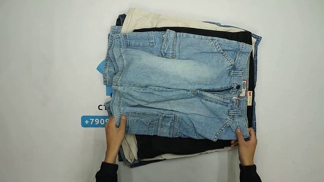 23537 Шорты мужские джинсовые Mens shorts (jeans) (extra) 2 пак 22.7ег 4.85€/кг 46шт смотреть онлайн