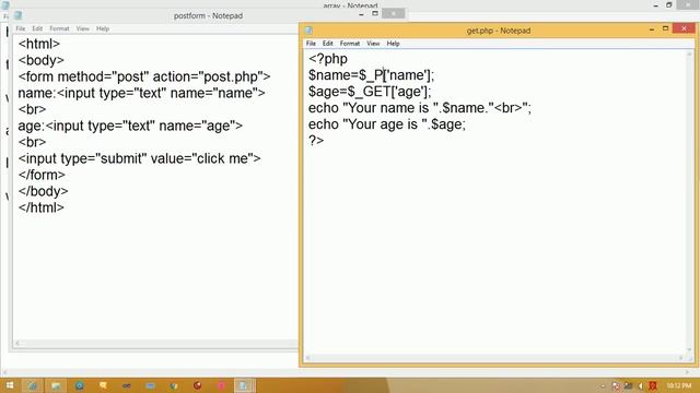 user input post method in php #25 смотреть онлайн