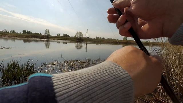 РЫБАЛКА НА СПИННИНГ С БЕРЕГА! Рыбалка в Рязанской области! смотреть онлайн