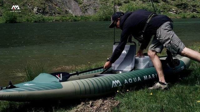 Kajak wędkarski Aqua Marina CALIBER смотреть онлайн