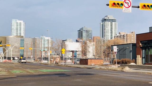 Calgary Life on Friday Downtown & surroundings during Chinook wind in Calgary, Alberta, Canada смотреть онлайн