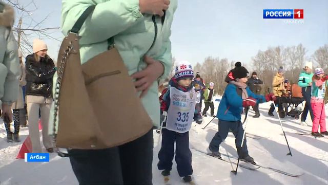 Хакасия присоединилась к массовой гонке «Лыжня России-2022» смотреть онлайн