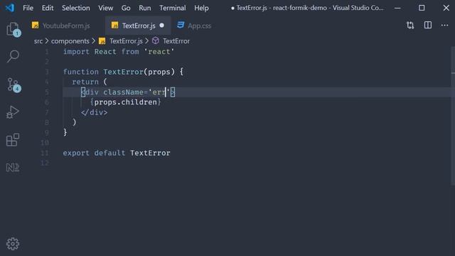 React Formik Tutorial - 19 - ErrorMessage Revisited смотреть онлайн