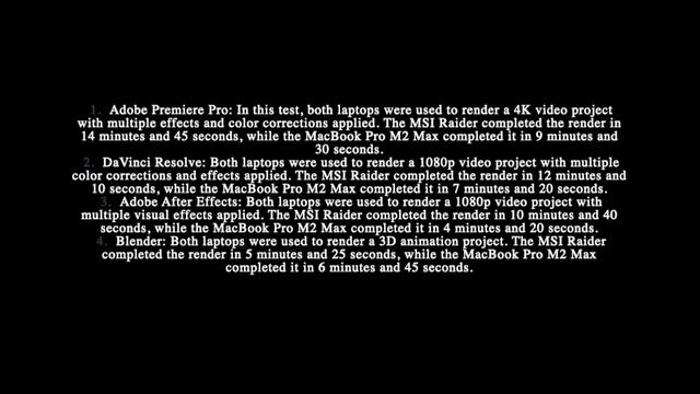 Comparison between the M2 Max Macbook Pro and the MSI Raider GE78HX смотреть онлайн