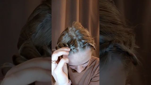Как убрать челку. Косы. быстрая прическа. Hair. Hairstyles смотреть онлайн