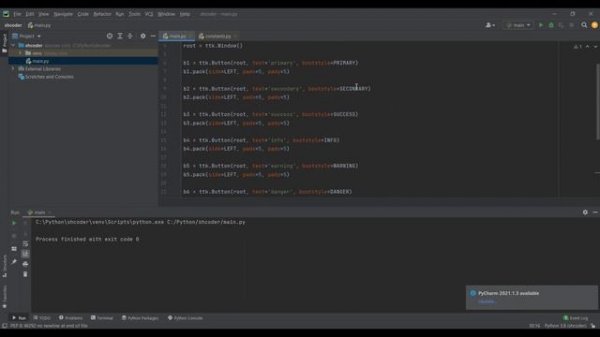 СОВРЕМЕННЫЙ GUI PYTHON TTKBootstap. Стилизуем Tkinter.
