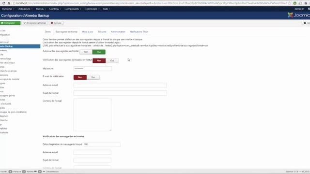 Sauvegarde automatique et notification pushbullet avec Joomla! смотреть онлайн