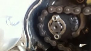 Щелчки цепи на Yamaha YBR125
