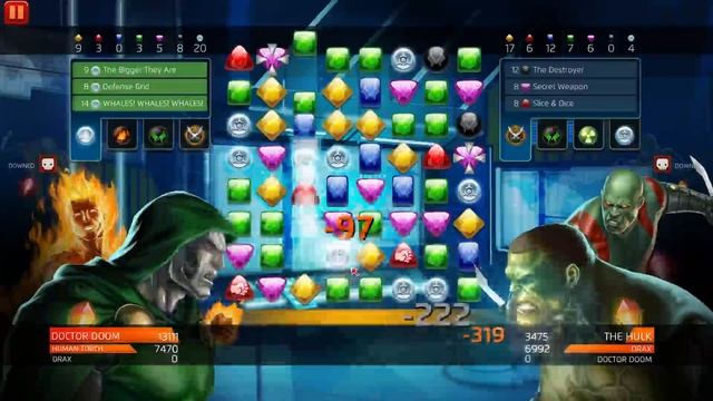Shady Rogues Play Marvel Puzzle Quest Part 260 Drax Knife Fight смотреть онлайн