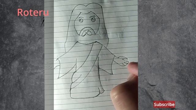 How easy to draw Jesus Christ Как легко нарисовать Иисуса Христоса смотреть онлайн