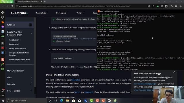 Tạo subtrate node và tương tác với front-end смотреть онлайн