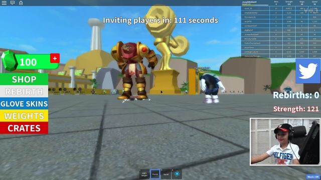 *NEW POWERS* + SECRET CODE | Ultimate Lifting Simulator Roblox! смотреть онлайн