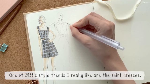 Sketching 2022 Fashion Trends for Spring and Summer (Outfit Ideas) смотреть онлайн