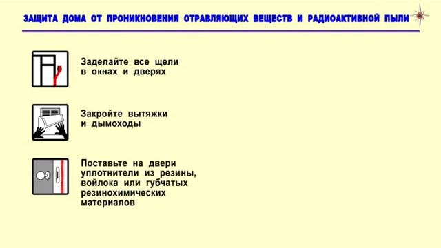 Защита дома от проникновения отравляющих веществ, радиации смотреть онлайн