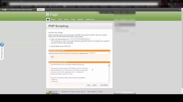 How To Find and Edit PHP.ini on iPage 2016 смотреть онлайн