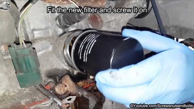 Engine Oil and Oil Filter Change - Nissan Micra K12 смотреть онлайн