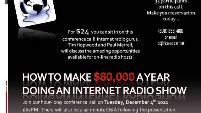 MAKE MONEY WITH INTERNET RADIO SHOW смотреть онлайн