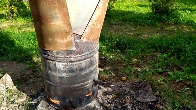 бочка для сжигания мусора своими руками. смотреть онлайн