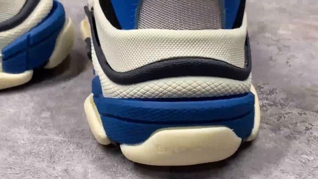 Balenciga Triple S Sneaker 'Black Blue White' real or fake? смотреть онлайн