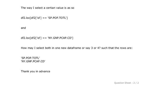 Pandas : Select rows from a DataFrame based on multiple values in a column in pandas смотреть онлайн