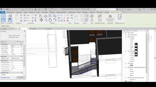 STAIR AND FLOOR CREATIONII REVIT ARCHITECTUREII ONLINE DOUBT CLEARING VIDEO смотреть онлайн