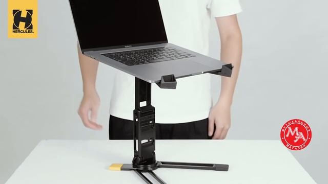 Hercules DG400BB Подставка для ноутбука Laptop Stand Easy Set Up Easy Pack Up! смотреть онлайн