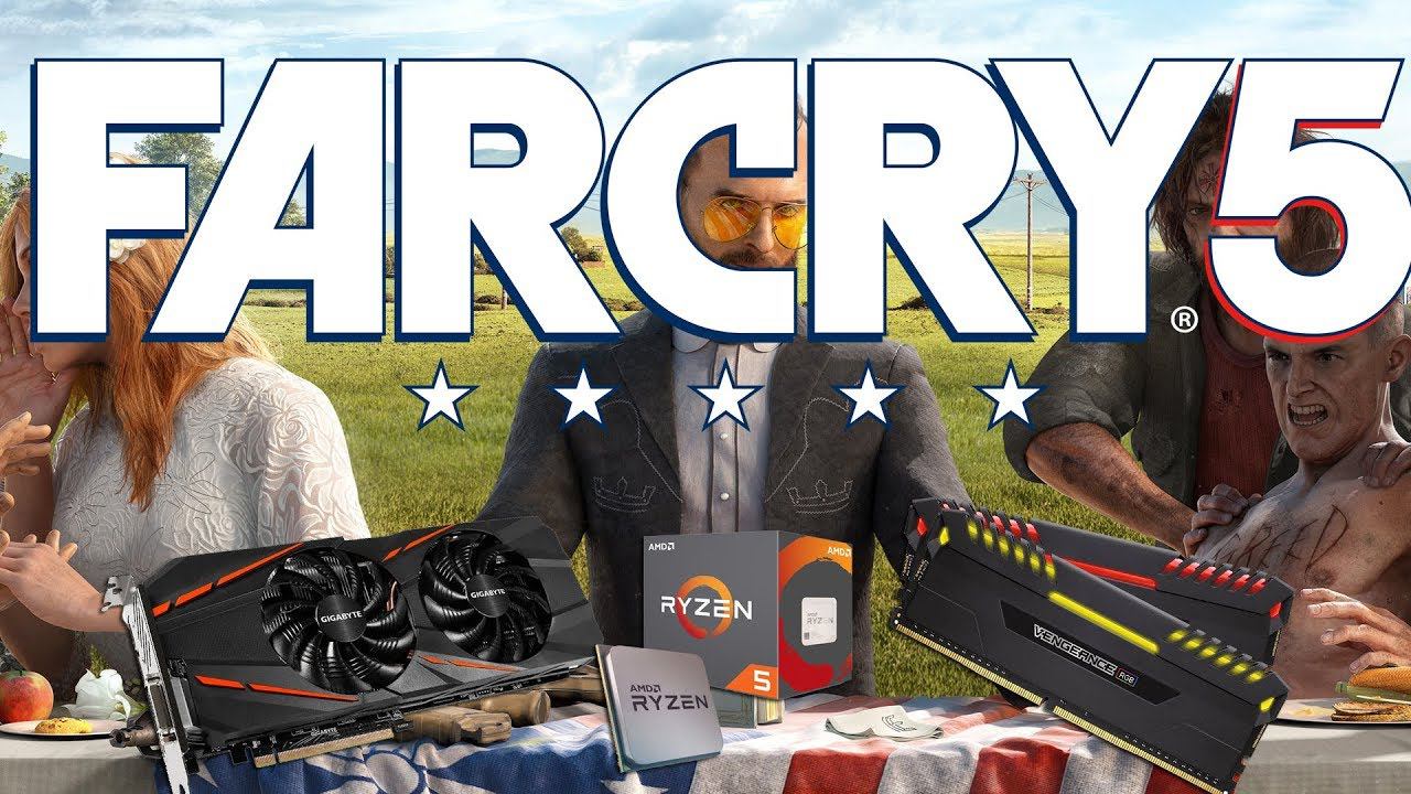 Far Cry 5 Ryzen 5 1600 + GTX 1060 6GB Gigabyte G1 Gaming смотреть онлайн