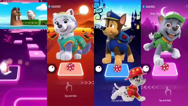 Skye Paw Patrol vs Marshall Paw Patrol vs Tracker Paw Patrol vs Rubble Paw Patrol | Paw Patrol Team смотреть онлайн
