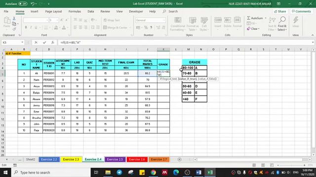 ASSESSMENT 2.4 IF FUNCTION