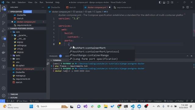 Django and PostgreSQL using Docker смотреть онлайн