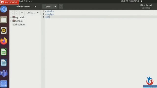 HTML Program In Ubuntu Linux | How to Write HTML In Linux смотреть онлайн