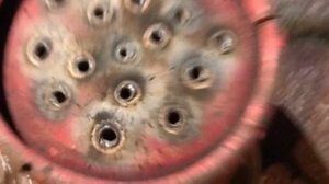 делаем походную печку для котелка и казана из балона.