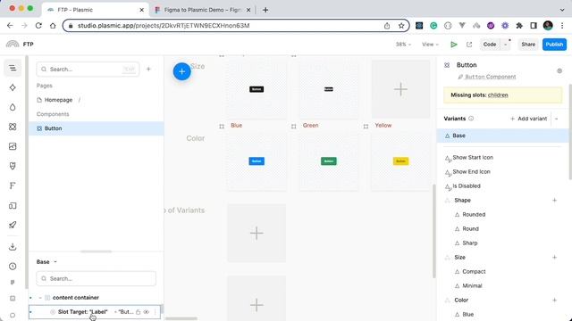 Converting component instances from Figma to Plasmic смотреть онлайн