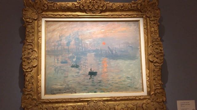 My travellings. Art museum Marmottan in Paris. Monet "Impression. Sunrise." смотреть онлайн