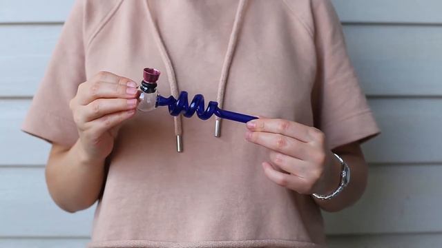 Стеклянная трубка синий спираль смотреть онлайн