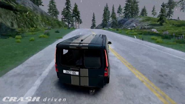 Out of Control Rollovers Crashes #53 - BeamNG Drive Crashes смотреть онлайн