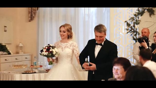 Красивая зимняя свадьба Александра и Александры 27.01.2018 смотреть онлайн