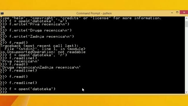 Python - Tutorijal 62 - Čitanje iz datoteke смотреть онлайн
