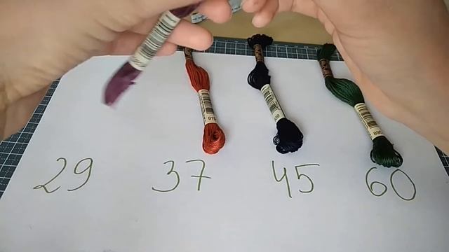 Проверяю и поджигаю нитки DMC, купленные вк из китая смотреть онлайн