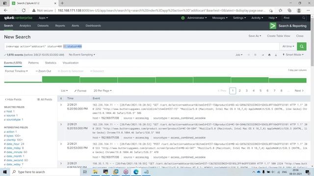 SPLUNK tutorials || Demo - 4 || by Mr. Vikram On 08-03-2021 @8PM IST смотреть онлайн