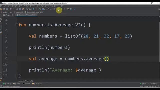 number list average v2 in kotlin смотреть онлайн