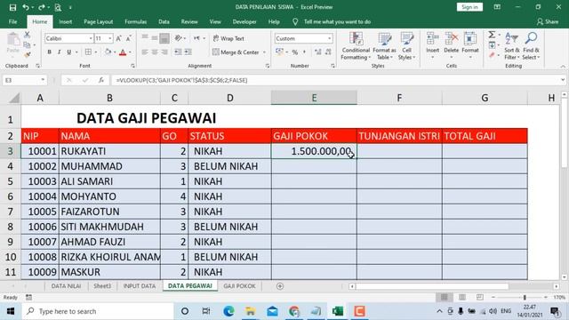 Belajar Excel | Gabungan Rumus IF Bertingkat Dengan Vlookup Di Excel смотреть онлайн